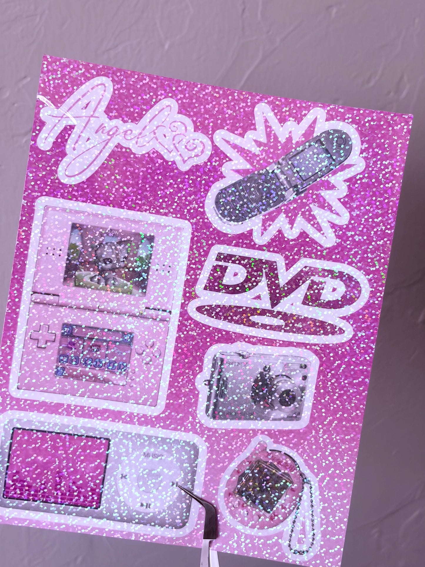 Pink Butterfly Stationery Set, Y2K Kawaii Letter Writing Kit, Stickers, Paper, Envelopes, Bookmark